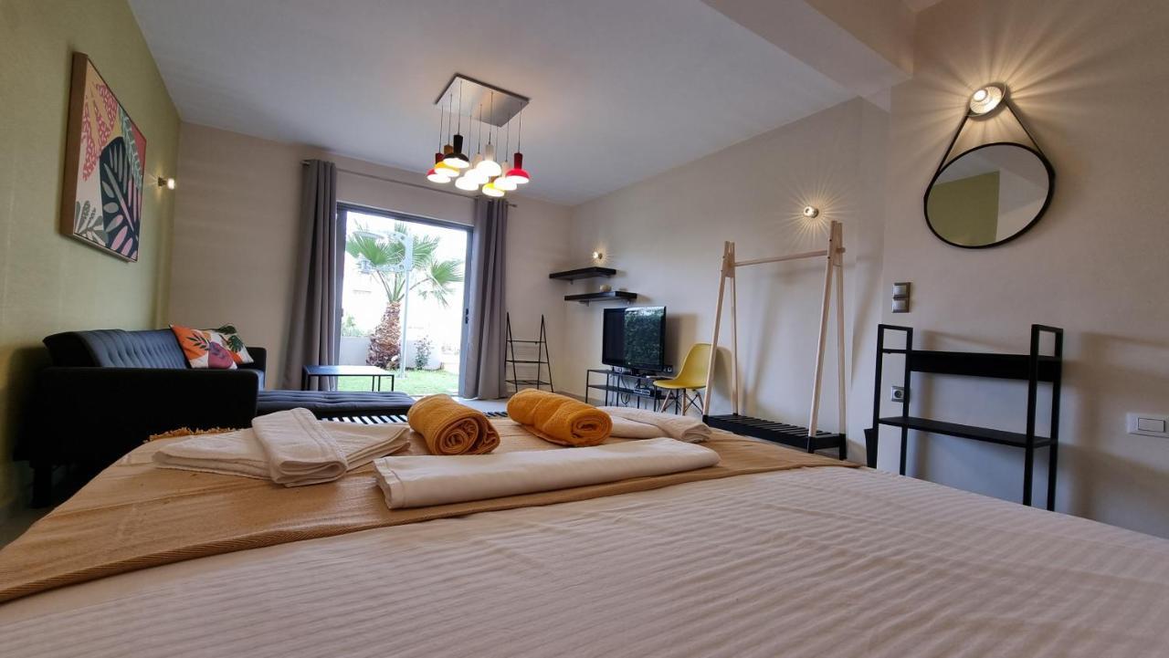 Sandy Point Villas Chania Agia Marina  Luaran gambar